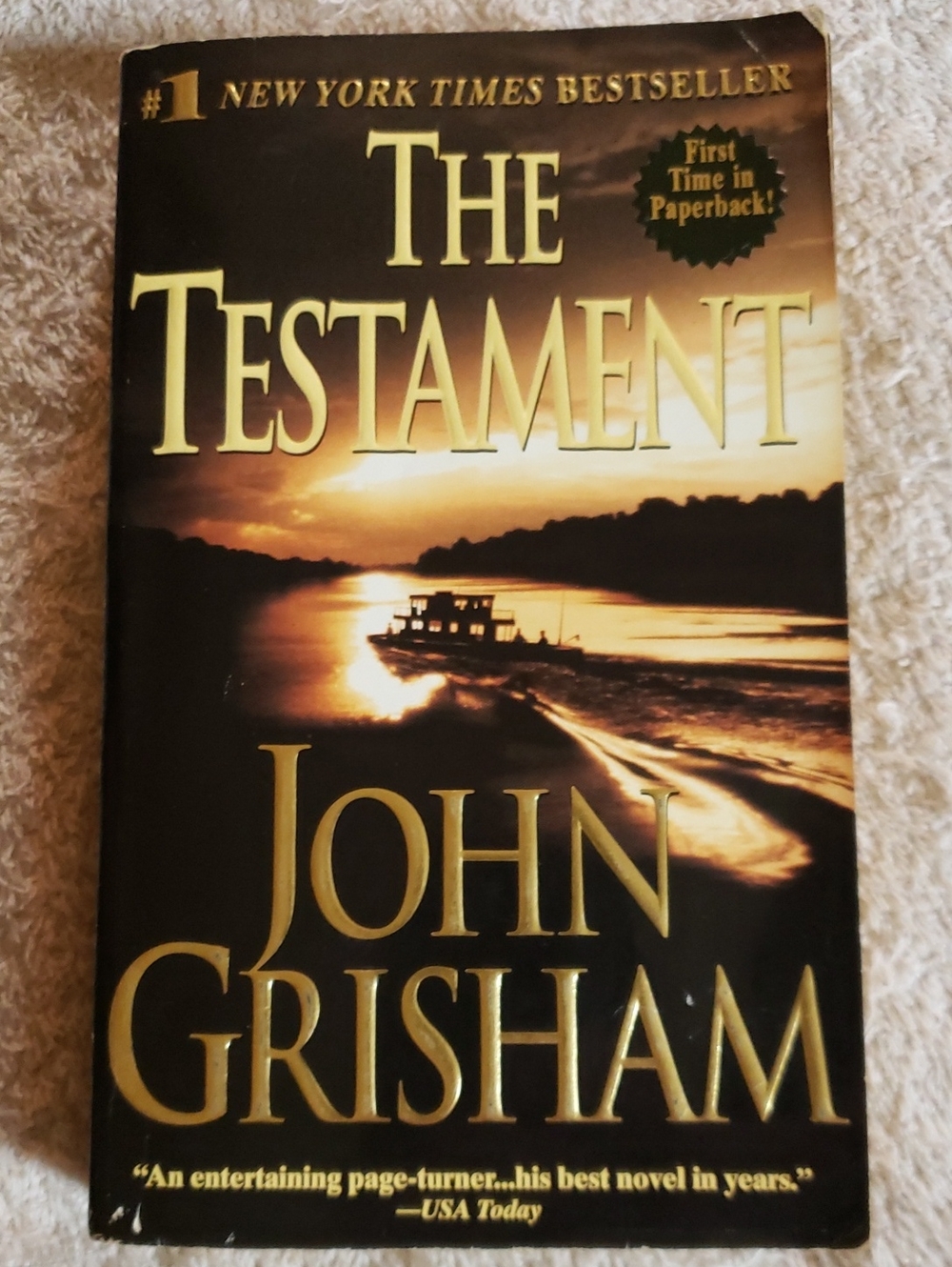 📚4 For $20 - The Testament by John Grisham- Paperback Novel